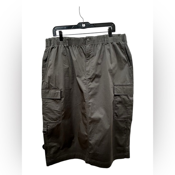 ✨ M&S UK Collection Khaki Cotton Cargo Skirt – Size 16 US - Picture 5 of 13
